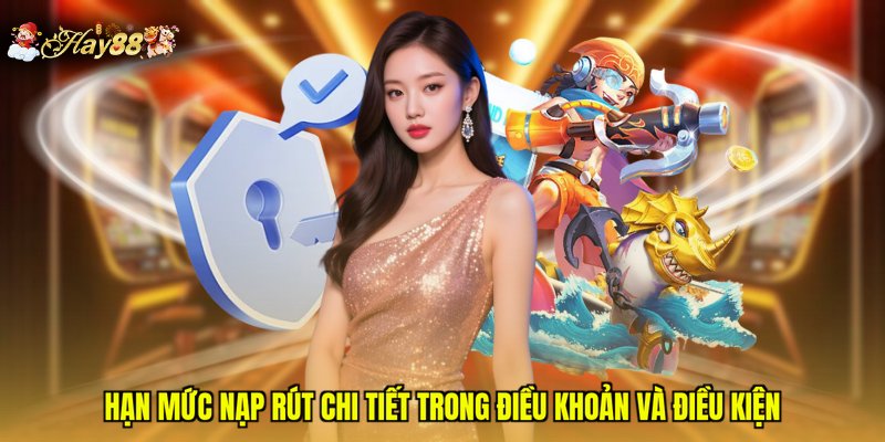 Hạn mức nạp rút chi tiết trong điều khoản và điều kiện